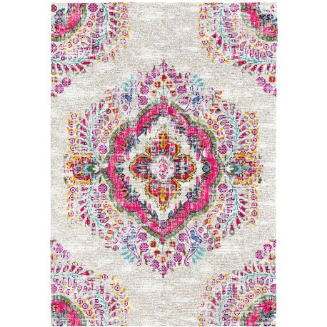 Tapis moderne multicolore plat ethnique Bani