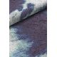 Tapis bleu abstrait plat moderne Azuri