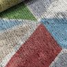 Tapis moderne plat multicolore abstrait Alika