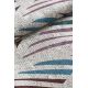 Tapis abstrait multicolore plat moderne Aika