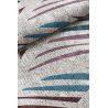 Tapis abstrait multicolore plat moderne Aika