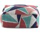 Pouf abstrait design multicolore Adame