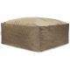 Pouf uni carré moderne Velvet Corso