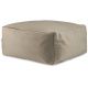 Pouf uni carré moderne Velvet Corso