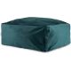 Pouf uni carré moderne Velvet Corso