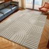 Tapis scandinave effet 3D graphique Taro