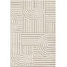 Tapis scandinave effet 3D graphique Taro