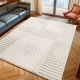 Tapis scandinave effet 3D graphique Taro