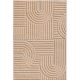 Tapis scandinave effet 3D graphique Taro