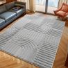 Tapis scandinave effet 3D graphique Taro