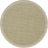 Tapis plat rond uni moderne intérieur Jutta