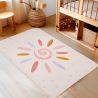 Tapis chambre enfant coloré rectangle Tibo