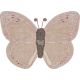 Tapis lavable en machine enfant coton Baby Butterfly