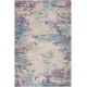 Tapis abstrait moderne lavable en machine plat Reid