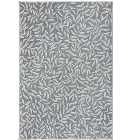 Tapis floral lavable en machine moderne plat Wallace