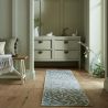 Tapis floral lavable en machine moderne plat Wallace