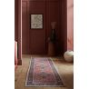 Tapis vintage plat lavable en machine rayé Windsor