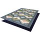 Tapis ethnique plat lavable en machine moderne Lawson