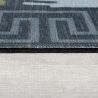 Tapis ethnique plat lavable en machine moderne Lawson