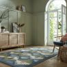 Tapis ethnique plat lavable en machine moderne Lawson