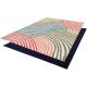 Tapis plat courbe lavable en machine moderne Wanda