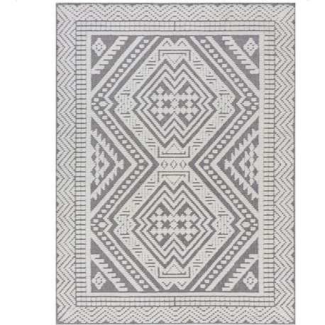 Tapis lavable en machine plat moderne Jaipur