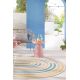 Tapis oval extérieure et intérieur plat moderne coloré Riviera