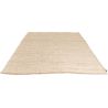 Tapis naturel jute et coton tissé main Japandi