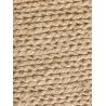 Tapis naturel jute et coton tissé main Japandi