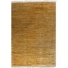 Tapis naturel jute avec franges tissé main rayé Wabi Sabi