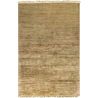 Tapis naturel jute avec franges tissé main rayé Wabi Sabi