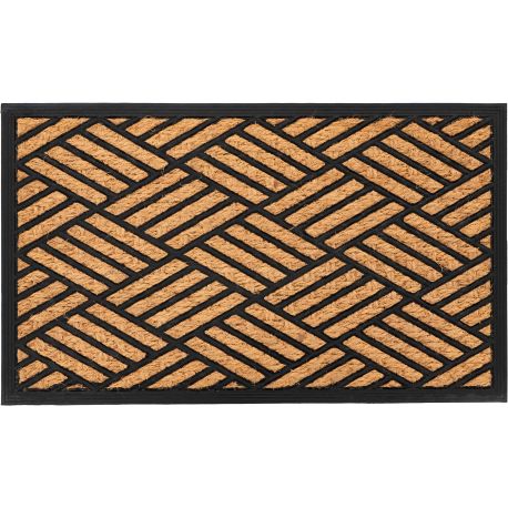 Tapis d'entrée coco naturel Ara