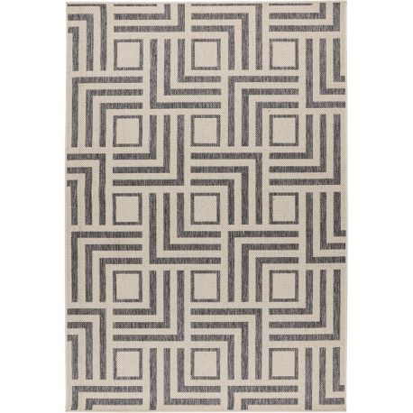 Tapis géométrique plat intérieur et extérieur design Outarde