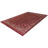 Tapis ethnique oriental avec franges rouge Surya