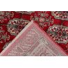 Tapis ethnique oriental avec franges rouge Surya