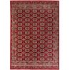 Tapis ethnique oriental avec franges rouge Surya