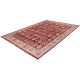 Tapis rouge avec franges ethnique oriental Bakthiari