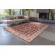 Tapis rouge avec franges ethnique oriental Bakthiari