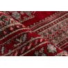 Tapis oriental avec franges rouge ethnique Royale