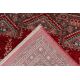 Tapis oriental avec franges rouge ethnique Royale