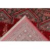 Tapis oriental avec franges rouge ethnique Royale