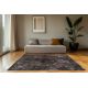 Tapis design avec franges abstrait gris Nonza