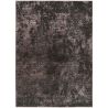 Tapis design avec franges abstrait gris Nonza