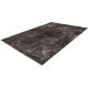 Tapis design avec franges abstrait gris Nonza