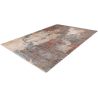 Tapis multicolore abstrait design avec franges Jouve