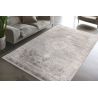 Tapis vintage viscose avec franges rayé Maud