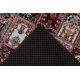 Tapis ethnique oriental rouge lavable en machine Pela