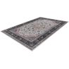 Tapis rouge oriental lavable en machine ethnique Benisse