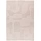 Tapis moderne abstrait avec franges Rassia