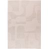 Tapis moderne abstrait avec franges Rassia